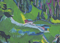 Landschap Sertigdal - Landschaft Sertigtal - detail