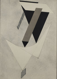 Kestnermap Proun, blad 4, El Lissitzky, kunstdruk van willem.
