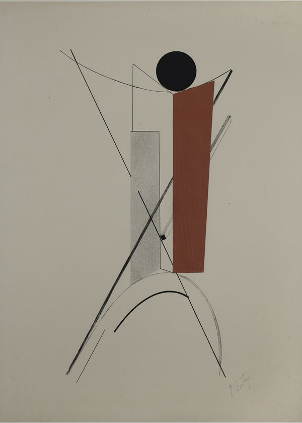 Kestnermap Proun, blad 3, El Lissitzky, kunstdruk van willem.