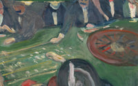 Aan de roulettetafel in Monte Carlo, Edvard Munch, detail