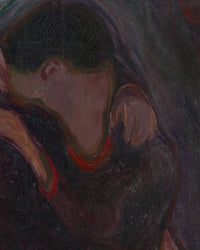 De kus, Edvard Munch, detail
