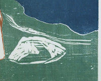 Twee vrouwen aan de kust, Edvard Munch, detail