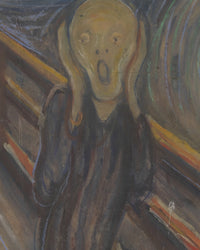 De schreeuw, Edvard Munch, detail