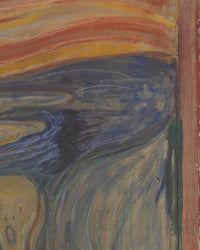 De schreeuw, Edvard Munch, detail