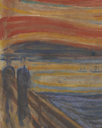 De schreeuw, Edvard Munch, detail