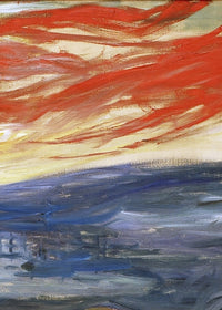 Wanhoop, Edvard Munch, detail