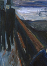 Wanhoop, Edvard Munch, detail