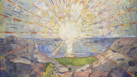 De zon, Edvard Munch, kunstdruk van willem.
