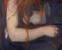 Liefde en pijn (Vampier), Edvard Munch, detail