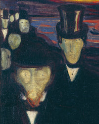 Angst, Edvard Munch, detail