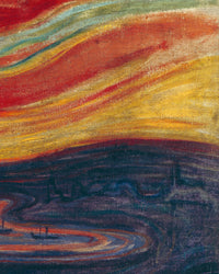 Angst, Edvard Munch, detail