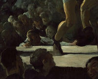 Club Night, George Bellows, detail