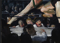 Stag at Sharkeys, George Bellows, detail