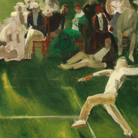 Tennistoernooi, George Bellows, detail