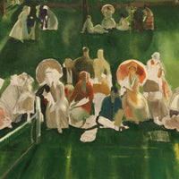 Tennistoernooi, George Bellows, detail