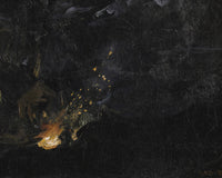 Excavation at Night, George Bellows, detail
