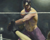Dempsey and Firpo, George Bellows, detail