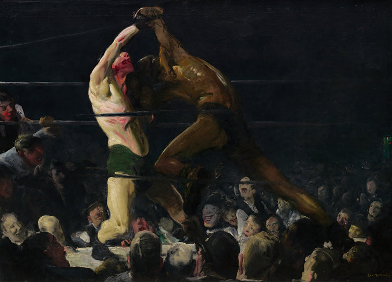 Both Members of This Club, George Bellows, kunstdruk van willem.