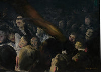 Both Members of This Club, George Bellows, detail