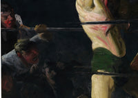 Both Members of This Club, George Bellows, detail