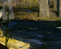The Bridge, Blackwell's Island, George Bellows, detail