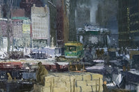 New York, George Bellows, detail
