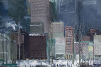 New York, George Bellows, detail