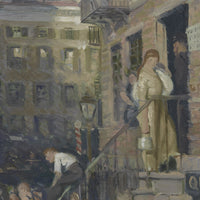 Cliff Dwellers, George Bellows, detail