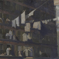Cliff Dwellers, George Bellows, detail