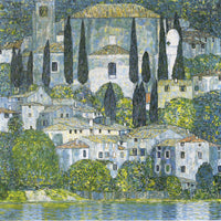 Kerk in Cassone, Gustav Klimt, kunstdruk van willem.