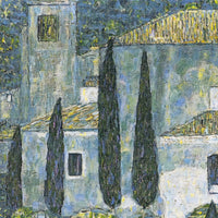 Kerk in Cassone, Gustav Klimt, detail