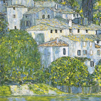 Kerk in Cassone, Gustav Klimt, detail