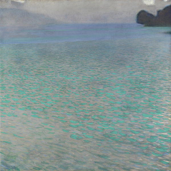 Attersee, Gustav Klimt, kunstdruk van willem.