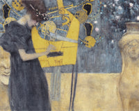 Muziek I, Gustav Klimt, kunstdruk van willem.