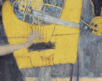 Muziek I, Gustav Klimt, detail
