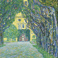 Laan bij Schloss Kammer, Gustav Klimt, detail