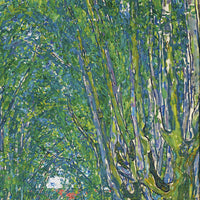 Laan bij Schloss Kammer, Gustav Klimt, detail