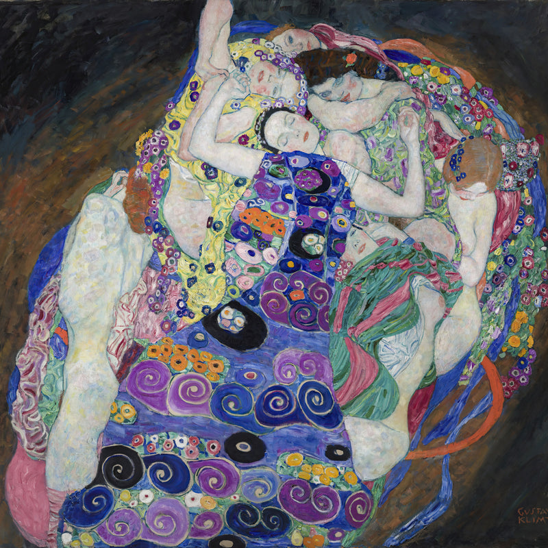 De jonkvrouw, Gustav Klimt, kunstdruk van willem.