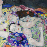 De jonkvrouw, Gustav Klimt, detail