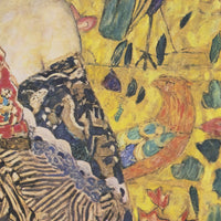 Dame met waaier, Gustav Klimt, detail