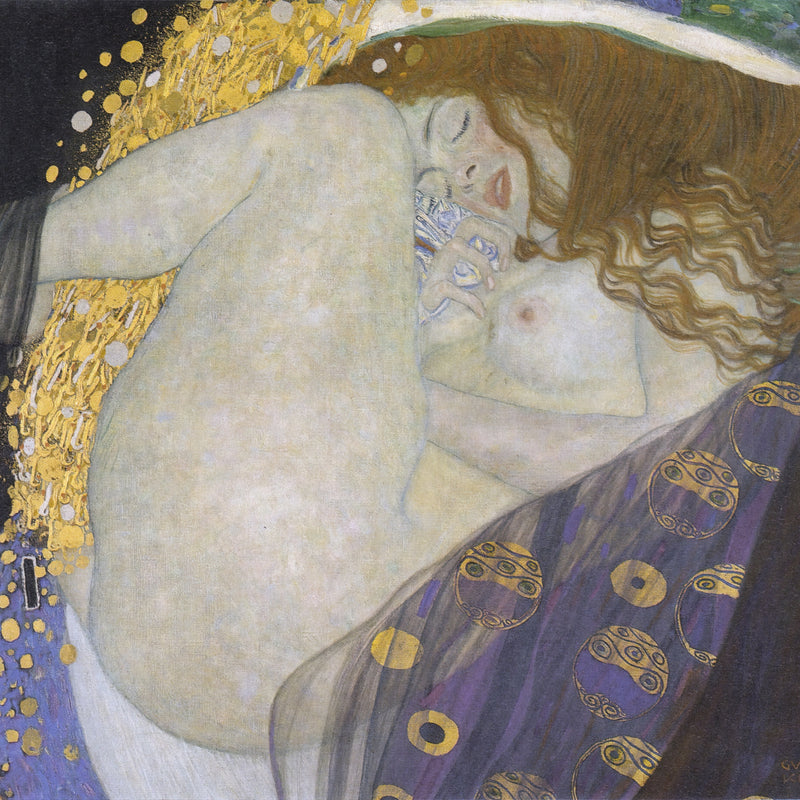 Danaë, Gustav Klimt, kunstdruk van willem.
