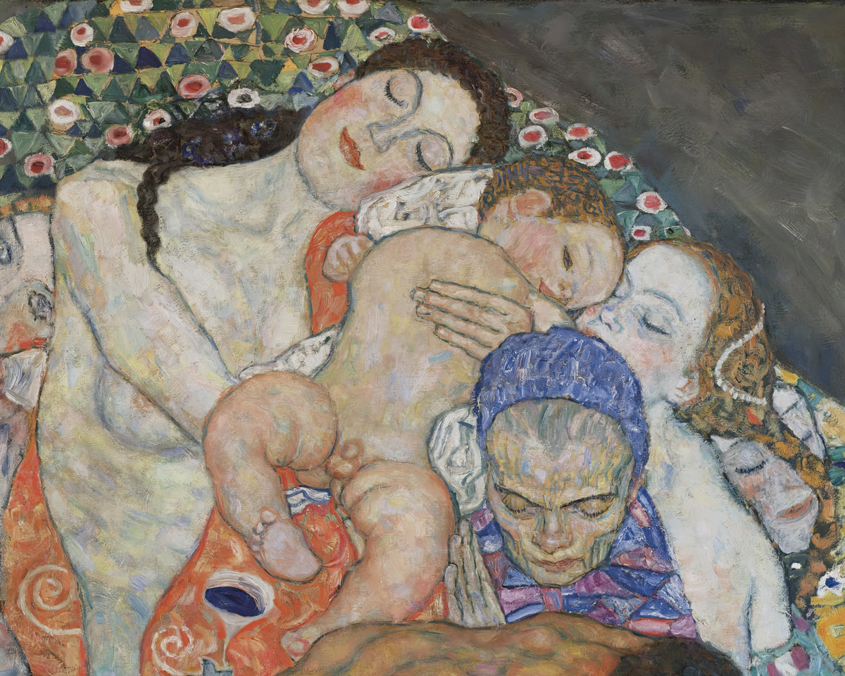Dood en leven, Gustav Klimt, detail