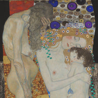 De drie levensfasen van de vrouw, Gustav Klimt, detail