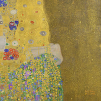 De kus, Gustav Klimt, detail