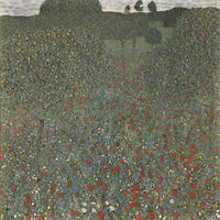 Klaprozenveld, Gustav Klimt, kunstdruk van willem.