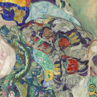 Baby (Wieg), Gustav Klimt, detail