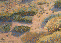 Strand bij Vignasse, Gouden Eilanden, Henri Edmond Cross, detail