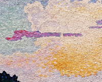 Zonsondergang boven zee, Henri Edmond Cross, detail