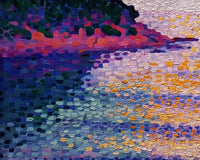 Zonsondergang boven zee, Henri Edmond Cross, detail
