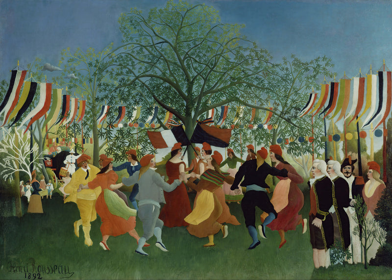 Een eeuw onafhankelijkheid, Henri Rousseau, kunstdruk van willem.